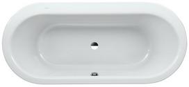 SOLUTIONS akrilinė vonia 180x80 cm. laisvai pastatoma su rėmu, balta