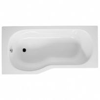 Jika TIGO asimetrinė vonia 160 × 80/70 uždengimu, kairinė, be kojelių