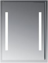 Veidrodis CLEAR su integruotu LED apšvietimu, IP44, be jung.