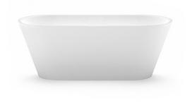 Akmens masės vonia Vispool SELENE, 1610x660 mm, balta, be perlajos
