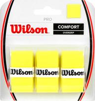 Apvijos Lauko Teniso Raketei WILSON PRO COMFORT OVERGRIP Geltona 3 vnt