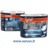 OSRAM H1 Night Breaker lemputės 2 vnt.