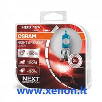 OSRAM HB3 9005 Night Breaker LASER +150 lemputės 2vnt. 9005NL-HCB