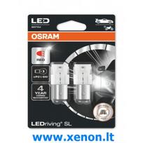 P21/5W  7528DRP-02B OSRAM LED Raudonos lemputės BAY15d