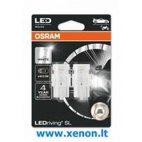 W21W 7505DWP-02B OSRAM LED Baltos lemputės W3x16d