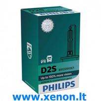D2S XENON lemputė 150 PHILIPS X-Treem Vision XV+150% gen2 85122XV2C1 X-TREMEVision
