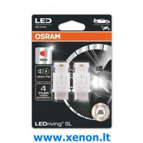 P27/7W 3157DRP-02B OSRAM LED Raudonos lemputės W2.5X16Q