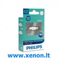 C5W 30MM PHILIPS LED Balta