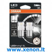 P21/5W 7528DWP-02B OSRAM LED Baltos lemputės BAY15d