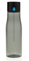 Gertuvė XD XCLUSIVE, 600ml, fiksuojanti išgerto vandens kiekį, permatomas juodos sp. tritano plastikas