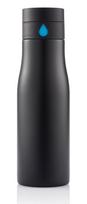 Gertuvė XD XCLUSIVE, 650ml, nerūdijančio plieno korpusas, fiksuojanti išgerto vandens kiekį, juodos sp.