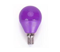 LED Lemputė G45 E14/4W/230V violetinė - Aigostar