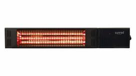 Sunred infraraudonųjų spindulių šildytuvas Fortuna Ultra, 1500W, sieninis, juodas