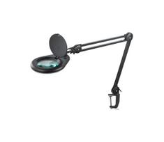 LED Stalinė lempa su lupa LED/9W/230V juoda