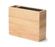 Continenta C3315 - Peilių stovas su lanksčiu įdėklu ir skyriumi 27,5x9x21,5 cm