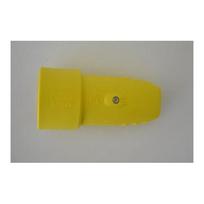 Lizdas N&L, IP20, 16A, 250V, guminis, geltonos sp.