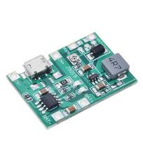 TP4056 ličio baterijų įkrovimo/ iškrovimo modulis su įtampos keitikliu iš 4.5-8V į 4.3-27V 2A (STEP UP)