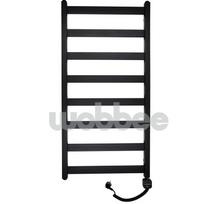 Juodas elektrinis rankšluosčių džiovintuvas WOBBEE TENBY BLACK 50x100cm, dešininis