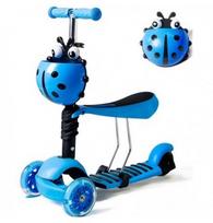         Paspirtukas Boružėlė Scooter 3in1 mėlynas        