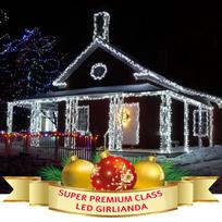         LED 400 Lauko girlianda 40 m BLYKSTĖ SPC        