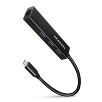 I/O HUB USB-C 4PORT GLAN/0.2M HMC-GL3A AXAGON