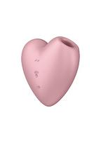 Vibratorius - klitorio stimuliatorius „Satisfyer Cutie Heart“, rožinis