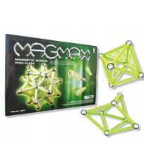 Tamsoje šviečiantis magnetinis konstruktorius - 42 dalys