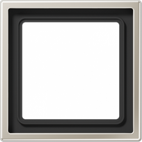 Metal 1-gang frame, stainless steel, LS990 ES2981 | 4011377749009