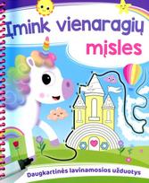 Įmink vienaragių mįsles. Daugkartinės lavinamosios užduotys