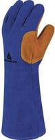 Heat-resistant welding gloves, blue-yellow, Kevlar® Technology, 40cm, Size 10 TER30010 | 3295249254674