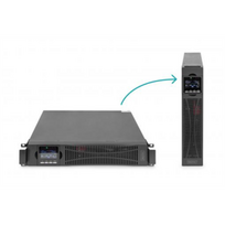 DIGITUS OnLine UPS Module 2000VA/2000W 12V/9Ah x4 battery 8x IEC C13 LCD-display