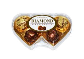 Saldainių dėžutė Diamond  Dvi širdys