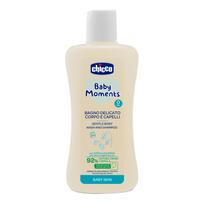 Chicco  Prausiklis ir šampūnas BABY MOMENTS, 200 ml