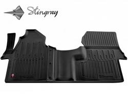 Kilimėliai 3D MERCEDES BENZ W906 Sprinter II 2006-2018 1plus2, 2 vnt. black /5012042