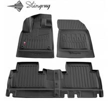 Kilimėliai 3D PEUGEOT Rifter 2018->, 4 vnt. (su porank.) black /5016074