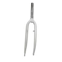 Priekinė šakė 28" 1 1/8"  V-brake 185mm, 50mm sriegis, plieninis (balta)