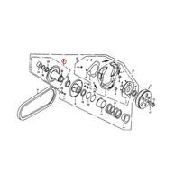 Variatoriaus lėkštė KAYO A180 FACE ASSY DRIVEN 101041-0010 Nr. 8