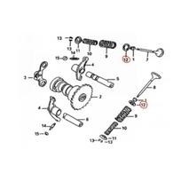 Vožtuvo spyruoklės poveržlė KAYO A180 SEAT VAVE SPRING OUTER 101041-0058 Nr. 12