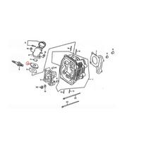 Karbiuratoriaus tarpinė KAYO A180 INSULATOR CARBURETOR 101041-0127 Nr. 7