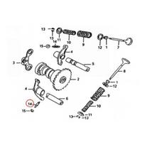 Velenėlio alkūnės fiksacinis kaištis KAYO A180 SCREW TAPPET ADJUSTING 101041-0159 Nr. 14