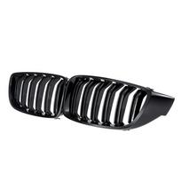 BMW F32/F33/F36/F80/F82 dvigubos juodos grotelės