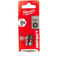 Sukimo antgalis PH2 25 mm, Milwaukee ShockWave 2vnt