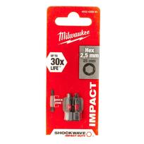 Sukimo antgalis Milwaukee Shw Hex2.5 25 mm (2vnt.)
