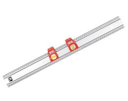 Liniuotė su 2 slankiojančiom akim 120 cm
