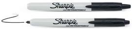 Mark. „Sharpie" RETRACTABLE juod. sp.