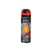 Raudoni fluorescenciniai žymėjimo dažai 500ml
