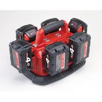 6-ių vietų akumuliatorių įkroviklis Milwaukee M1418 C6