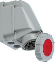 Wall Mounting Socket 4x63A (3P+E) 6h IP67 TWIST grey 134-6 | 9003399032646