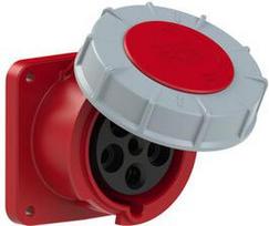 Panel Socket 5x63A (3P+N+PE) 6h IP67 POWER TWIST 335-6 | 9003399200182