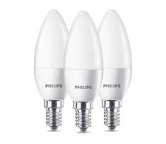KOMPLEKTAS 3x LED elektros lemputė Philips B35 E14/5,5W/230V